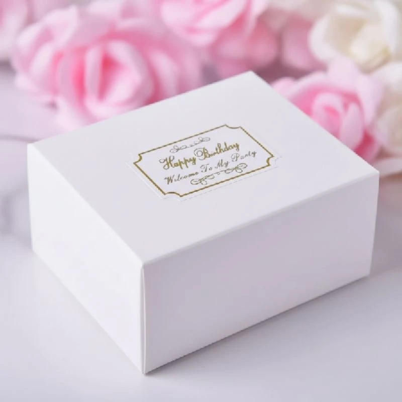Gift box label